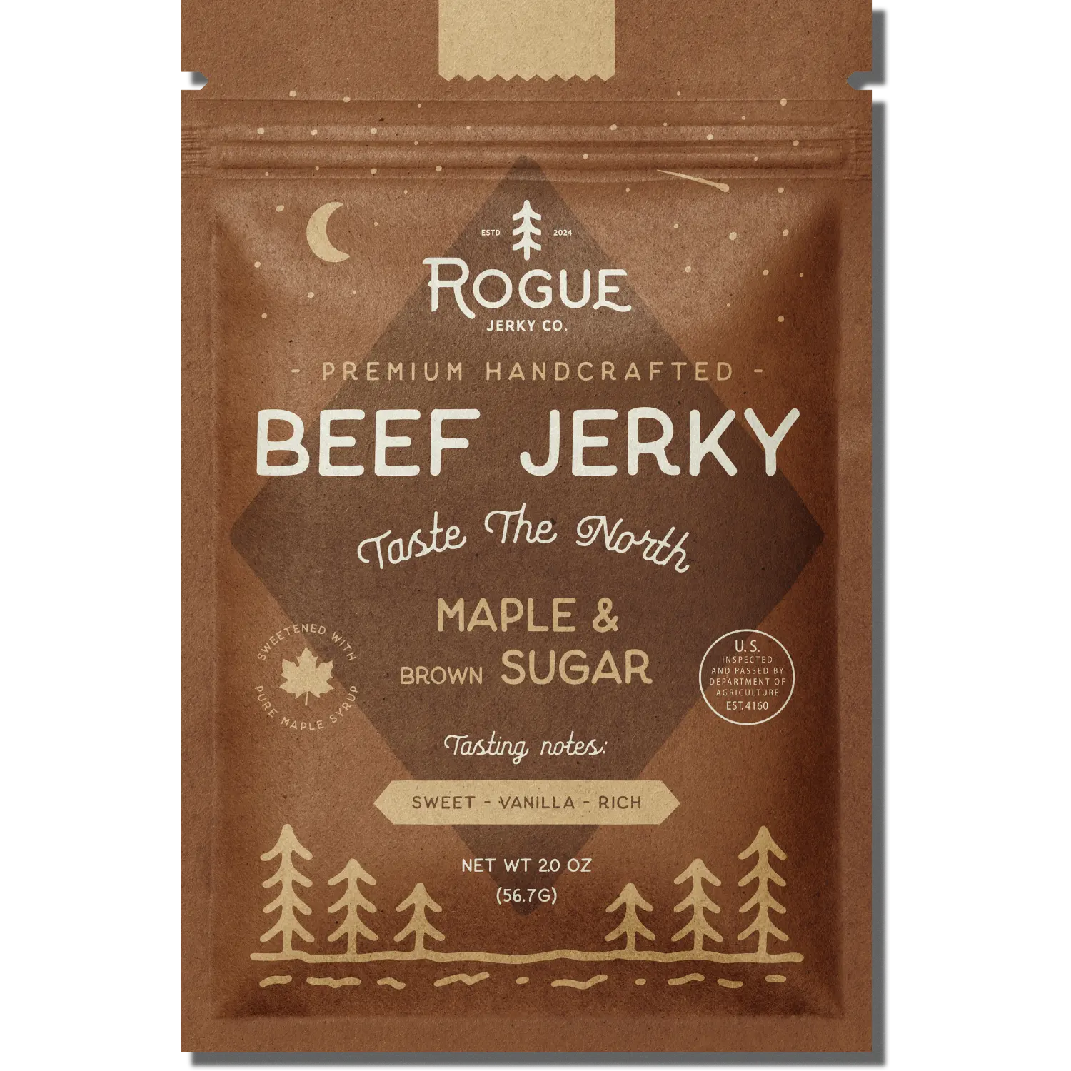 Rogue Jerky Co. Maple & Brown Sugar Beef Jerky