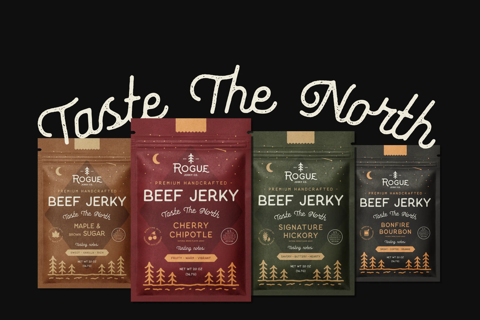 Rogue Jerky Co Premium Craft Beef Jerky - Taste The North